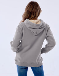 Women's Casual Fleece-Lined Hoodie – Lilly-Black-S-State of Style