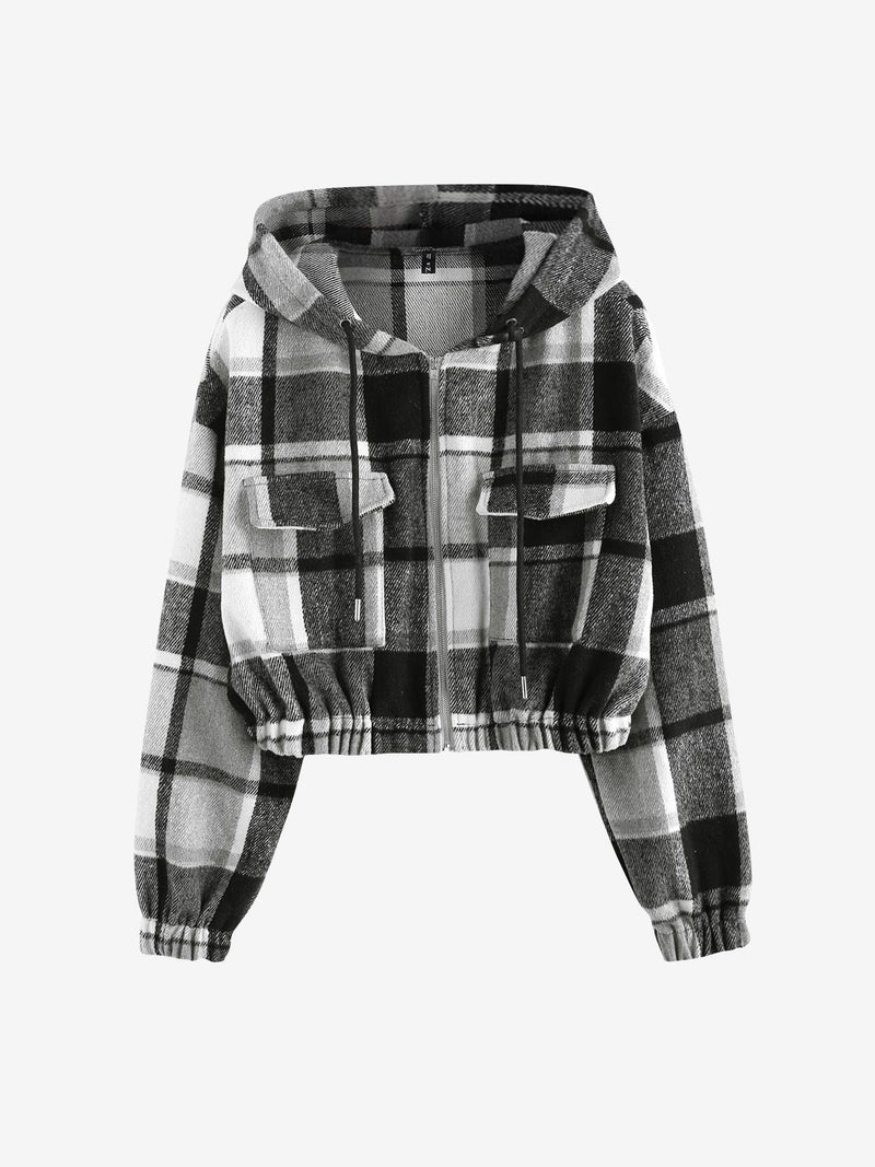Women's Cropped Jacket | Chic and Versatile-Black-S-State of Style
