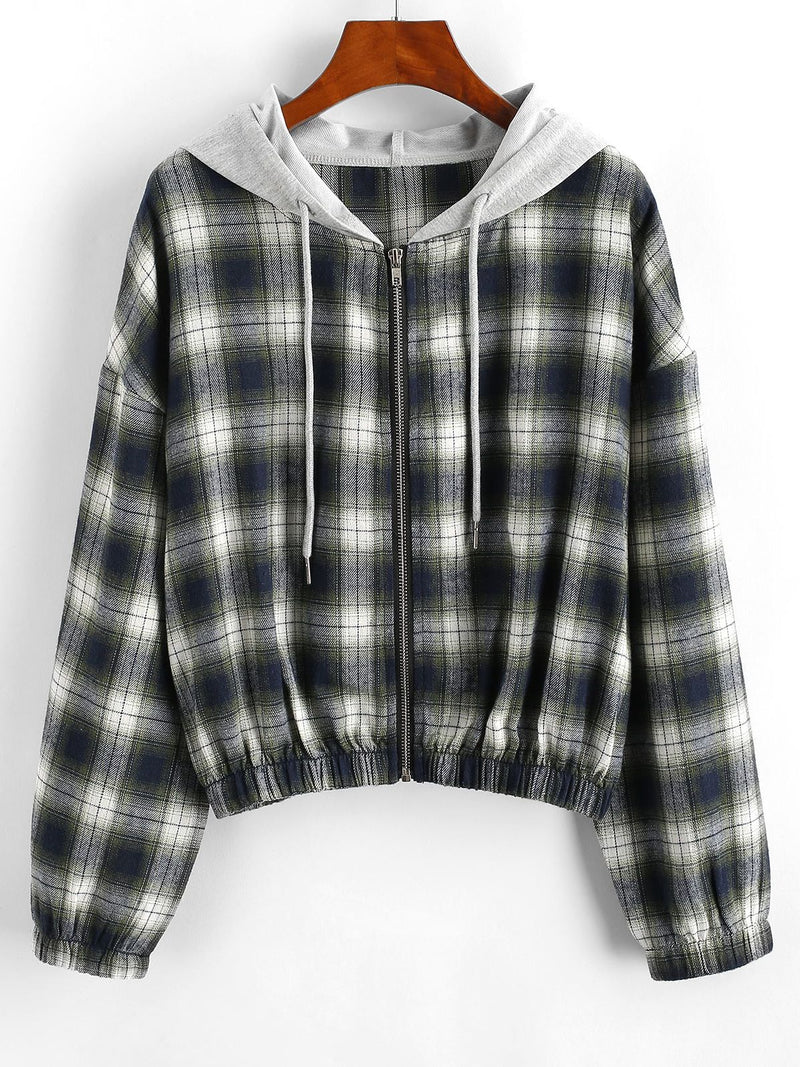 Women's Cropped Jacket | Chic and Versatile-Green-S-State of Style