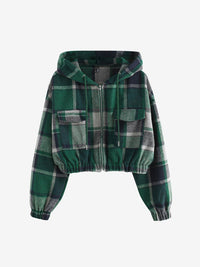 Women's Cropped Jacket | Chic and Versatile-Sea Green-S-State of Style