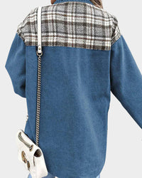 Women's denim jacket with modern chic – Amélie-Green-S-State of Style