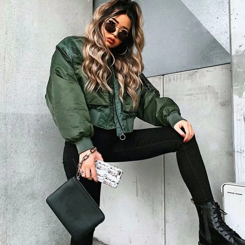 Women's Fashion Jacket | Stylish and Comfortable-Green-S-State of Style