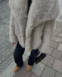 Women's Faux Fur Jacket - Olivia-XS-State of Style