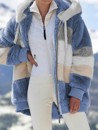 Women's Fleece Jacket | Super Soft & Warm | Full Zip-Blue-S-State of Style