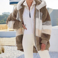 Women's Fleece Jacket | Super Soft & Warm | Full Zip-Khaki-S-State of Style