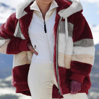 Women's Fleece Jacket | Super Soft & Warm | Full Zip-Wine Red-S-State of Style