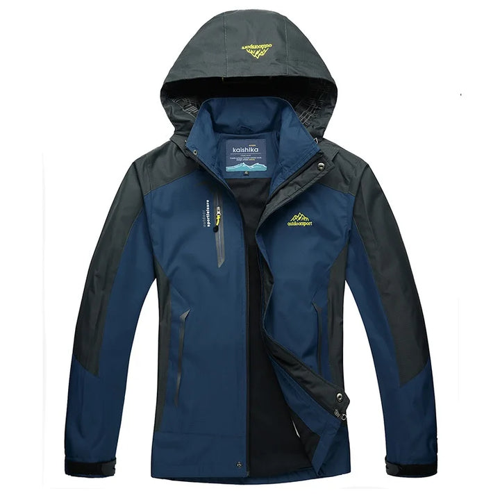 Women's Hiking Outdoor Jacket - Nadia-Blue-S-State of Style
