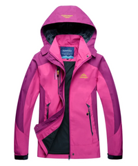 Women's Hiking Outdoor Jacket - Nadia-Pink-S-State of Style