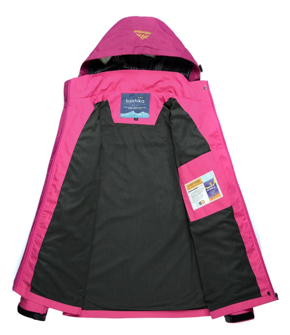 Women's Hiking Outdoor Jacket - Nadia-Purple-S-State of Style