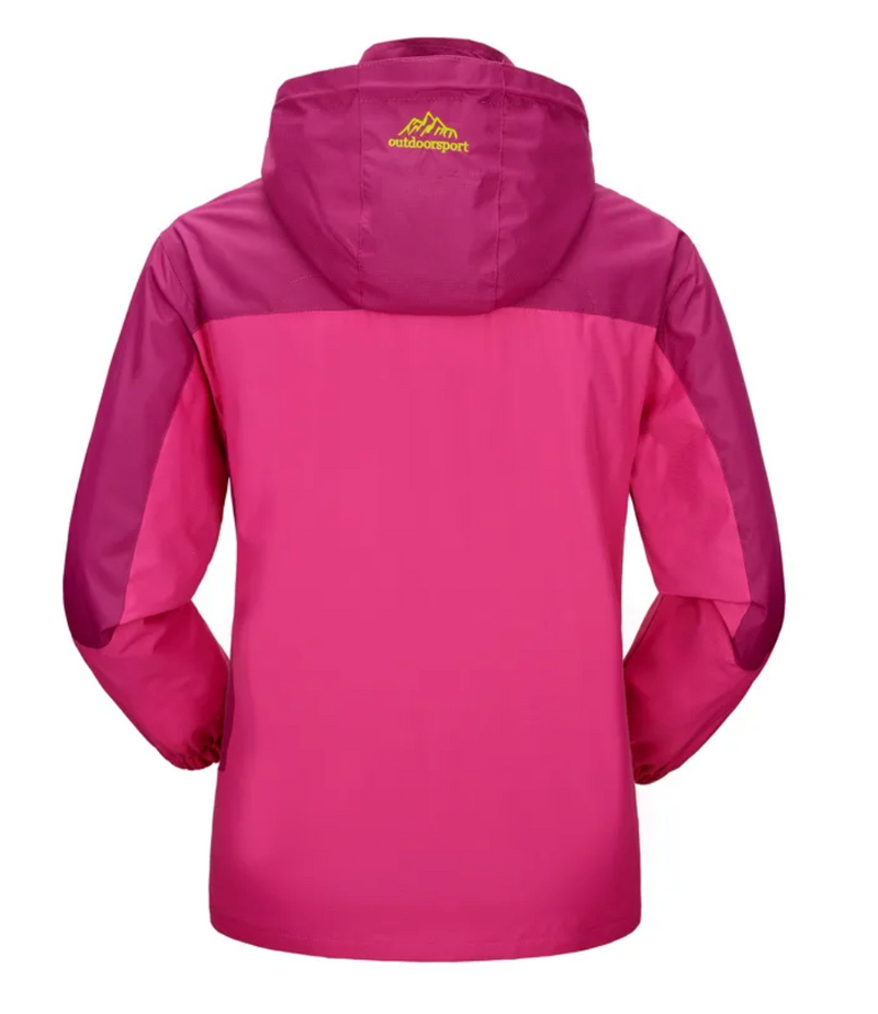 Women's Hiking Outdoor Jacket - Nadia-Purple-S-State of Style