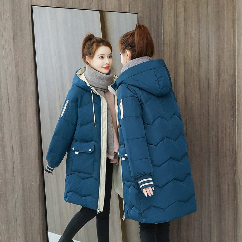 Women's Hooded Jacket | Perfect for All Seasons-Blue-S-State of Style