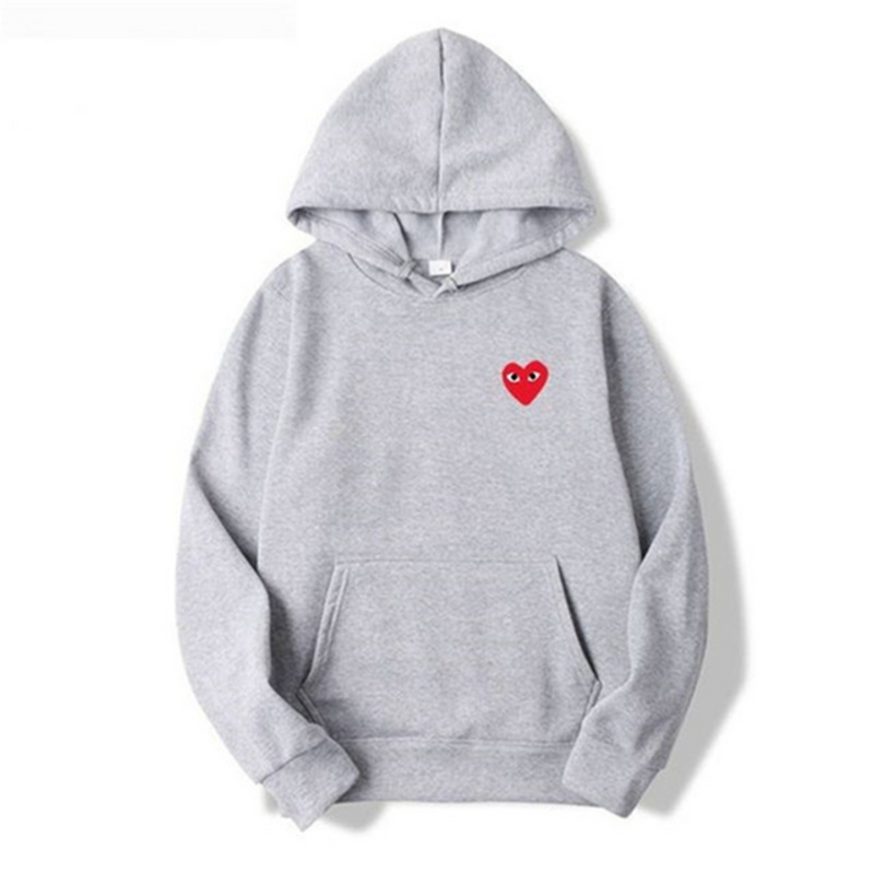 Women's Hoodie with Heart-Shaped Logo - Nina-Black-S-State of Style