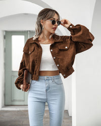Women's Jacket with Wide Sleeves | Stylish and Comfortable-Auburn-S-State of Style