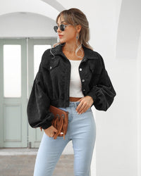 Women's Jacket with Wide Sleeves | Stylish and Comfortable-Black-S-State of Style