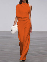 Women's Jumpsuit - Bea-Orange-6-State of Style