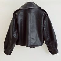 Women's Leather Jacket | Chic and Durable-Beige-S-State of Style