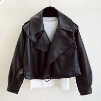 Women's Leather Jacket | Chic and Durable-Beige-S-State of Style