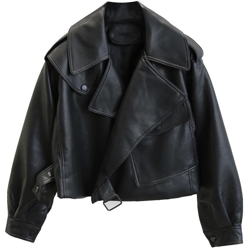 Women's Leather Jacket | Chic and Durable-Black-S-State of Style