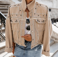 Women's Lightweight Bomber Jacket | Stylish & Comfortable-Beige-XS-State of Style