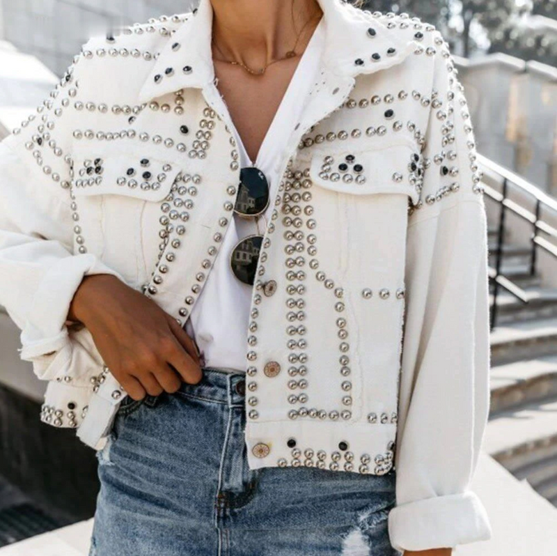 Women's Lightweight Bomber Jacket | Stylish & Comfortable-White-XS-State of Style