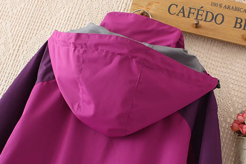 Women's Oversized Windproof Jacket | Casual & Stylish-Dark Purple-4XL-State of Style