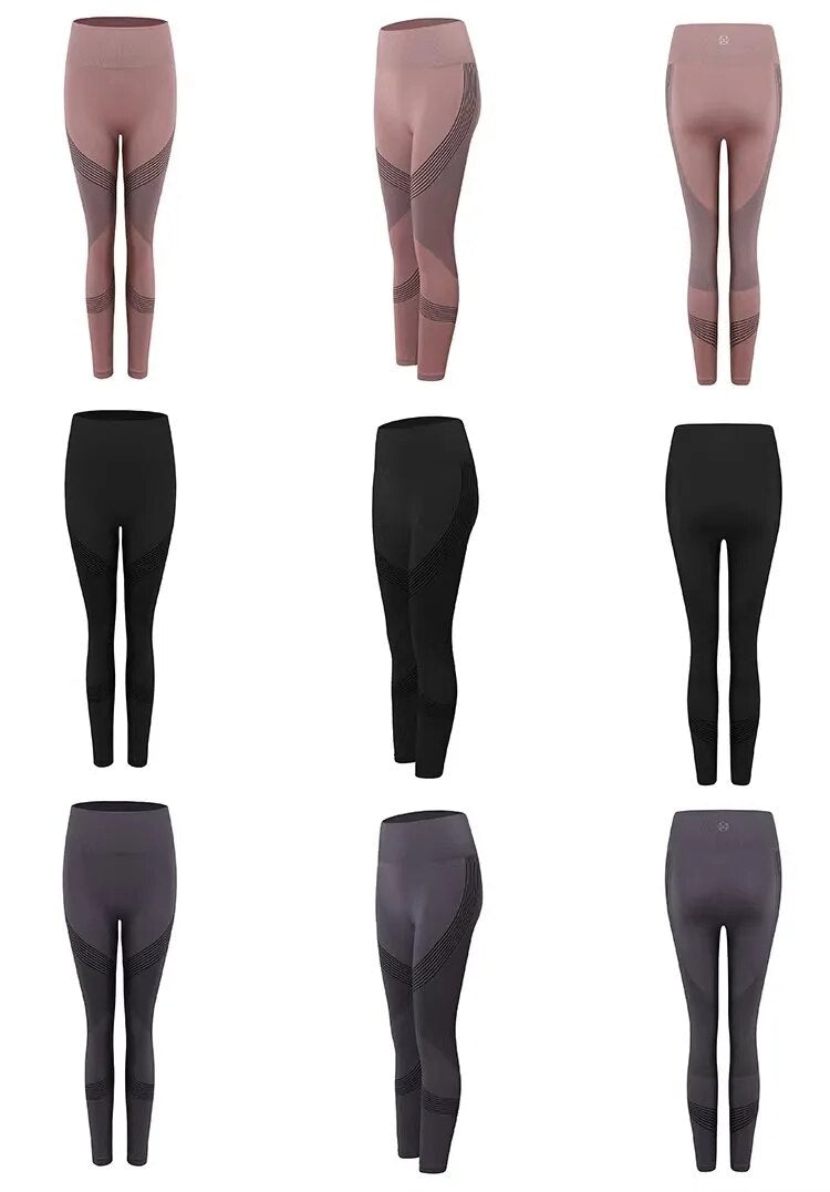 Women's Sports Leggings - Livia-Black-XS-State of Style