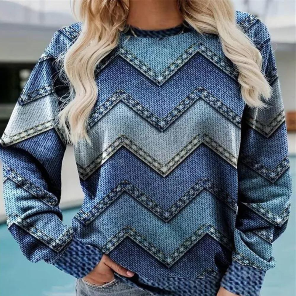 Women's Sweater for Comfort and Style - Aurora-Blue-XS-State of Style