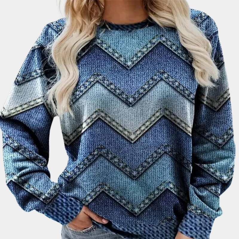 Women's Sweater for Comfort and Style - Aurora-Blue-XS-State of Style