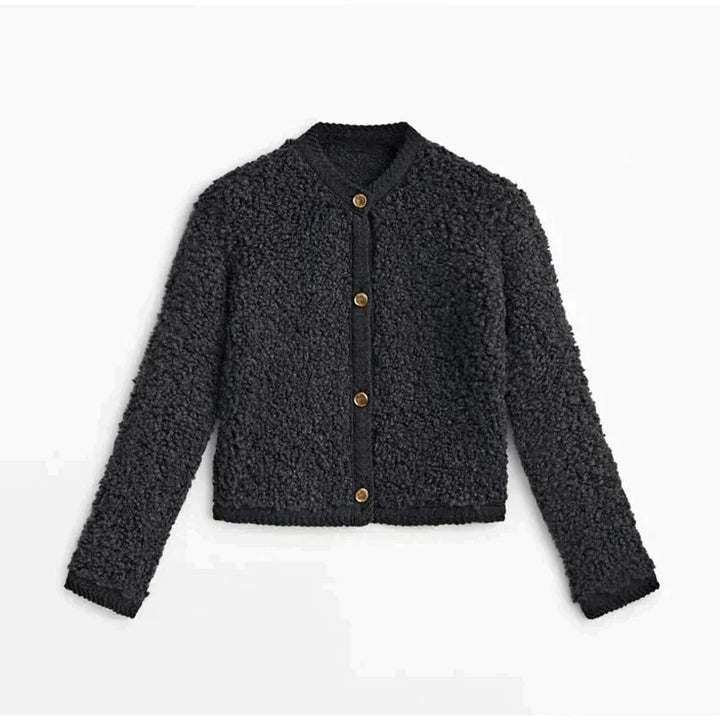 Women's Teddy Jacket - Aurora-Black-S-State of Style