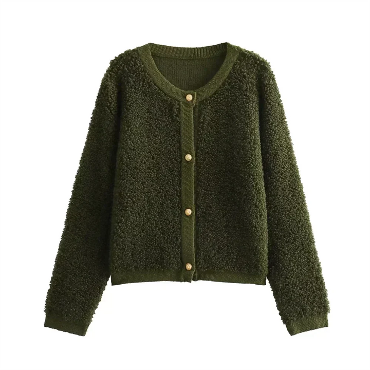 Women's Teddy Jacket - Aurora-Green-S-State of Style