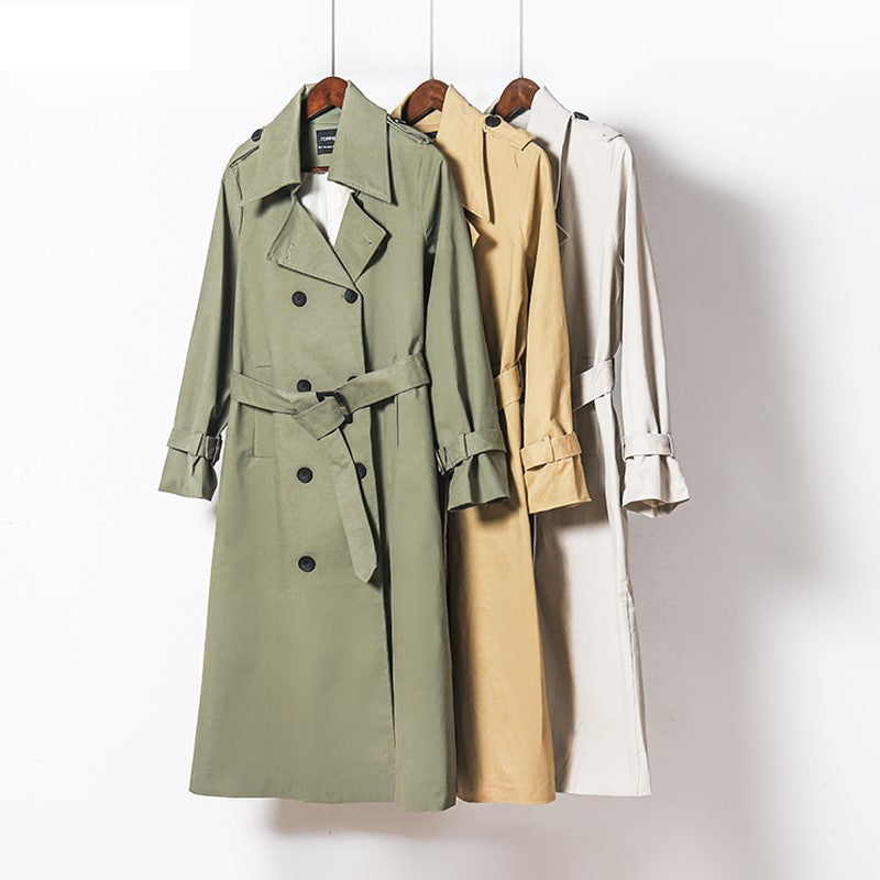 Women's Trench Coat | Elegant and Versatile-Braun-S-State of Style