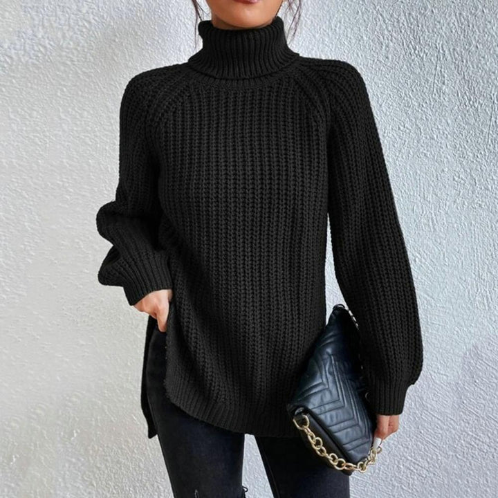 Women's Turtleneck Sweater - Velmora-Black-S-State of Style