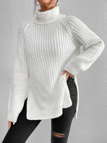 Women's Turtleneck Sweater - Velmora-Black-S-State of Style
