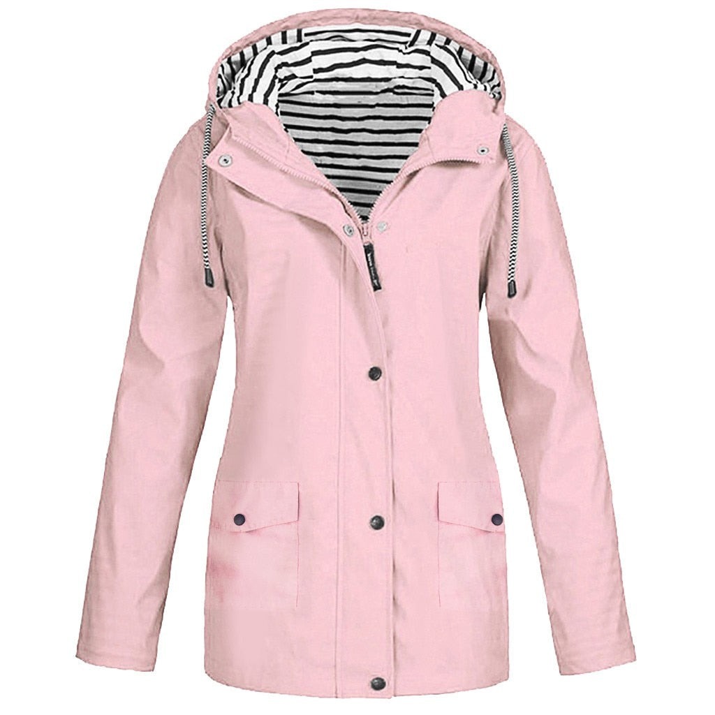 Women's Waterproof Jacket | Stylish and Practical-Pink-S-State of Style