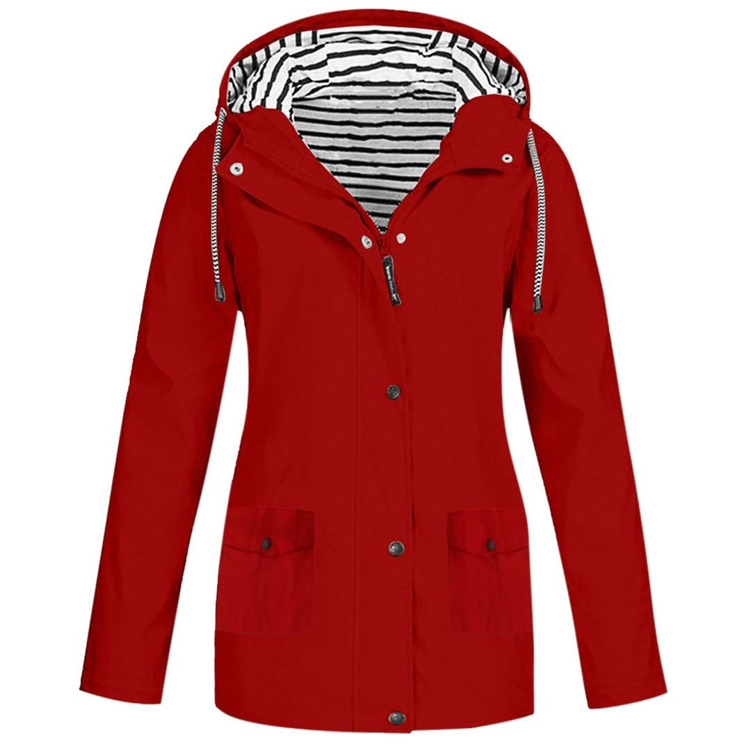 Women's Waterproof Jacket | Stylish and Practical-Red-S-State of Style
