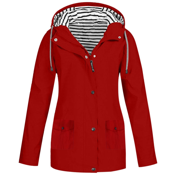 Women's Waterproof Jacket | Stylish and Practical-Red-S-State of Style