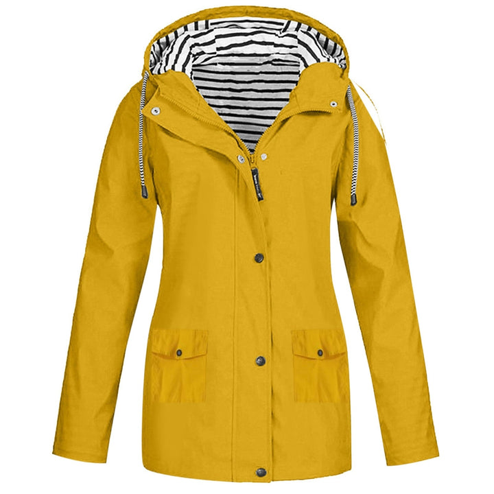 Women's Waterproof Jacket | Stylish and Practical-Yellow-S-State of Style