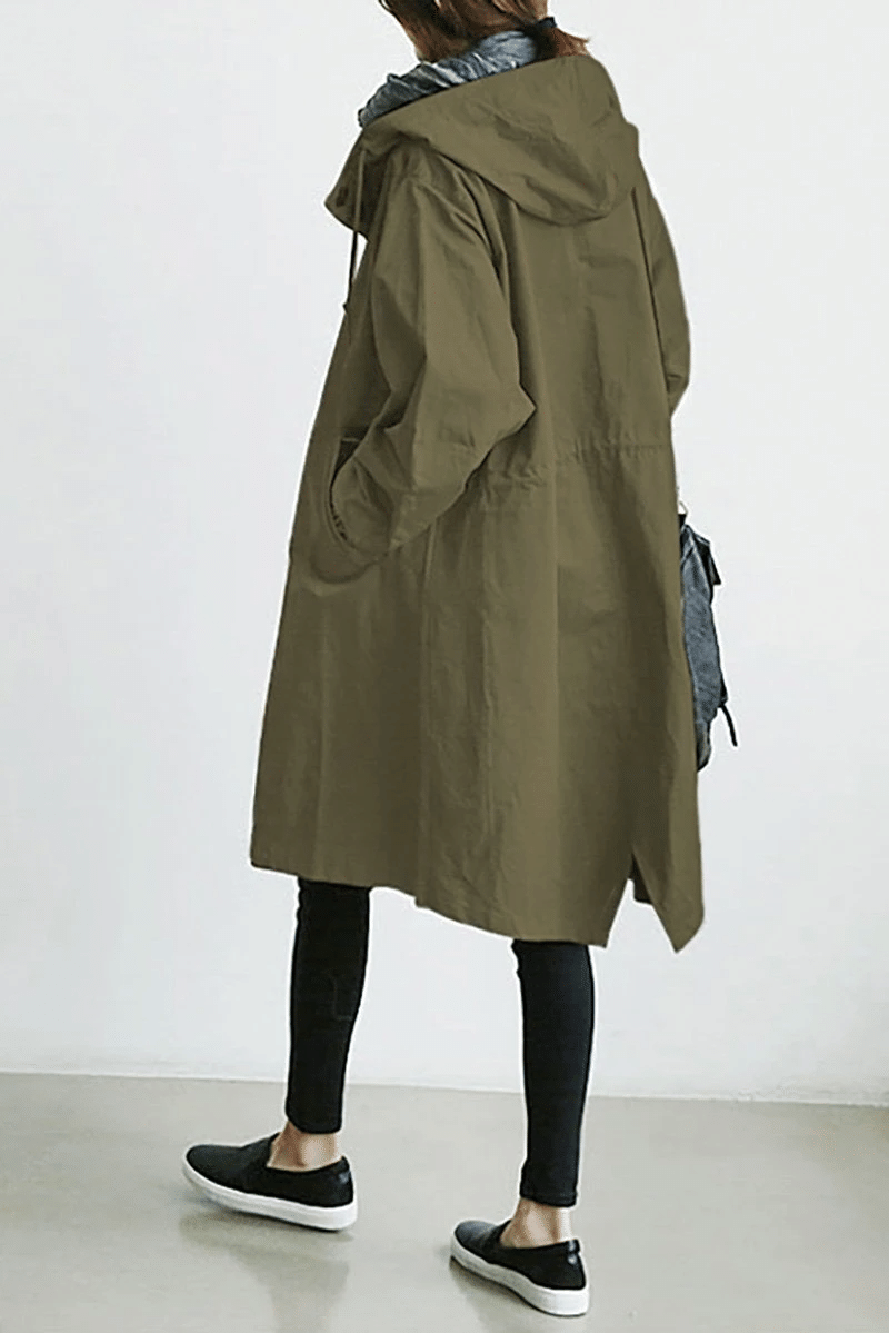 Women's Windbreaker - Aurora-Army Green-S-State of Style