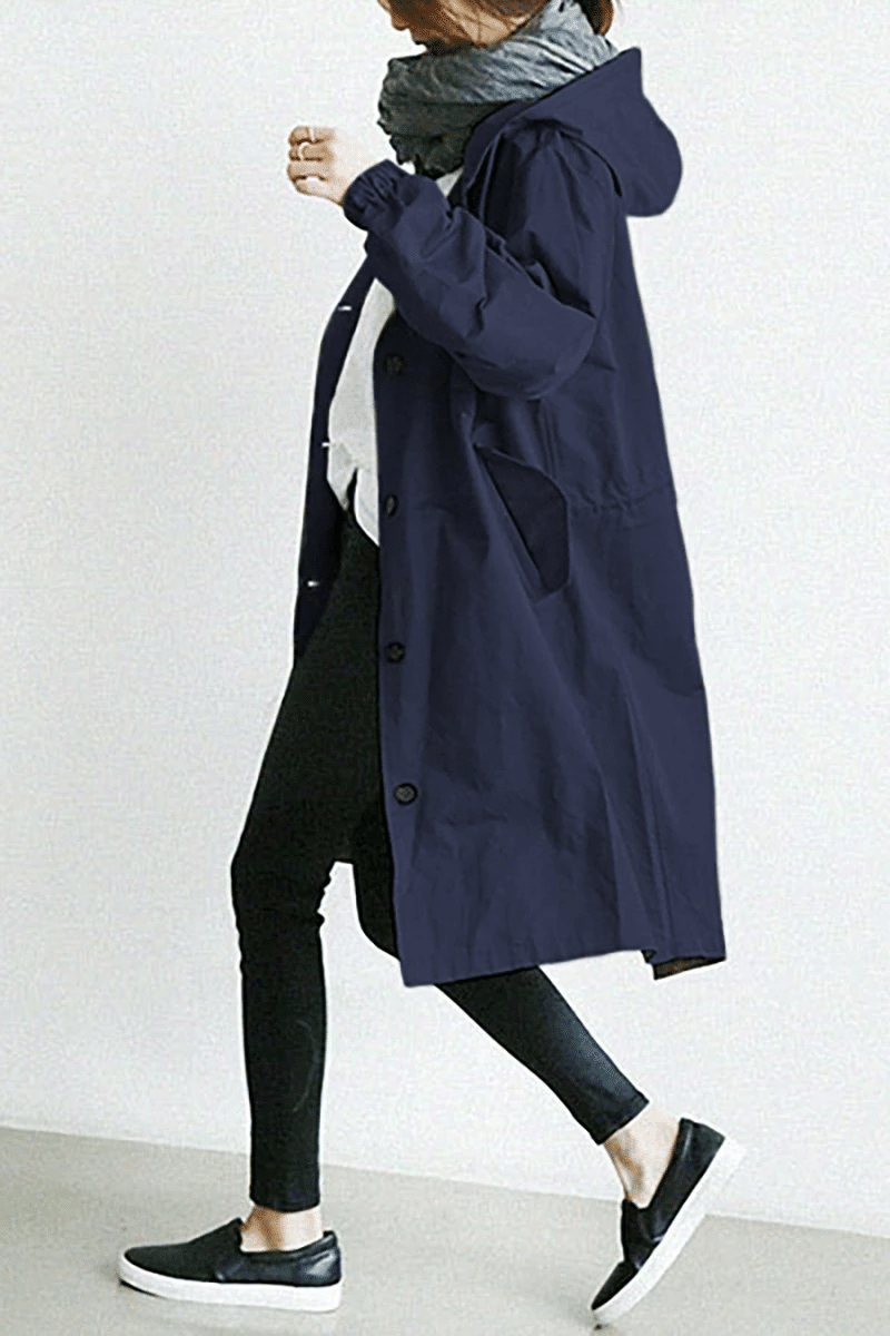 Women's Windbreaker - Aurora-Dark Blue-S-State of Style