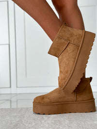 Women's Winter Boots - WinterWalker-Brown-5-State of Style