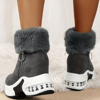Women's Winter Comfort Boots - Elise-Grey-5-State of Style