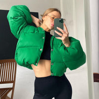 Women's Winter Jacket | Warm and Stylish-Green-S-State of Style