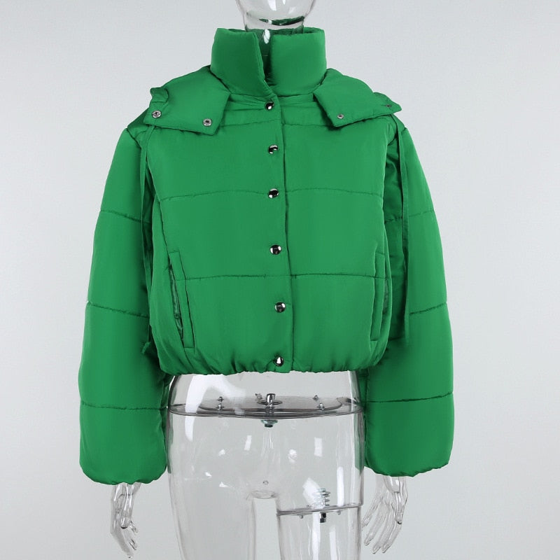 Women's Winter Jacket | Warm and Stylish-Green-S-State of Style