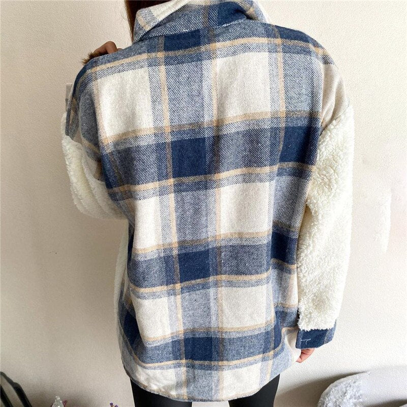 Women's Wool Jacket | JodiesJacket | Cosy and Stylish-Blue-S-State of Style