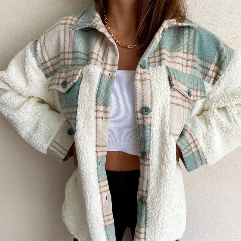 Women's Wool Jacket | JodiesJacket | Cosy and Stylish-Green-S-State of Style