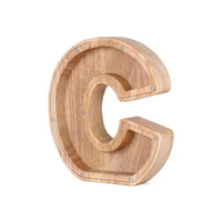 Wooden Alphabet Money Box - LetterSaver-C-State of Style