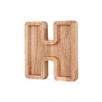 Wooden Alphabet Money Box - LetterSaver-H-State of Style