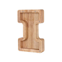 Wooden Alphabet Money Box - LetterSaver-I-State of Style