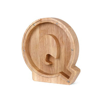 Wooden Alphabet Money Box - LetterSaver-Q-State of Style