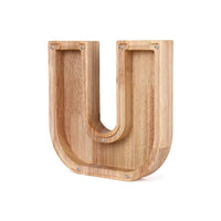 Wooden Alphabet Money Box - LetterSaver-U-State of Style